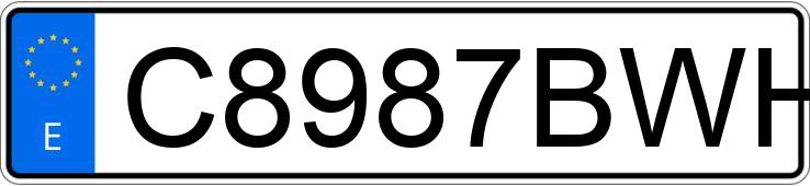 Numer rejestracyjny C8987BWH posiada EMCO NOVA Numer rejestracyjny C8987BWH posiada EMCO NOVA