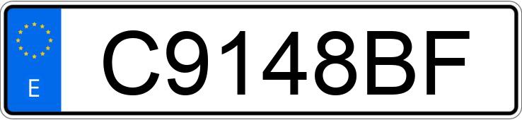 Numer rejestracyjny C9148BF posiada VOLKSWAGEN GOLF