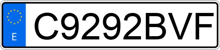 Numer rejestracyjny C9292BVF posiada DERBI SENDA