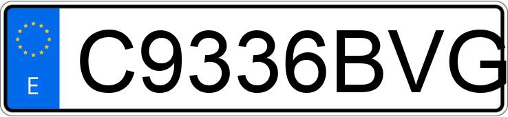 Numer rejestracyjny C9336BVG posiada RIEJU MRT