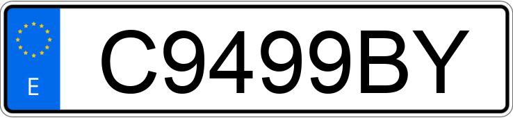 Numer rejestracyjny C9499BY posiada AUDI A3
