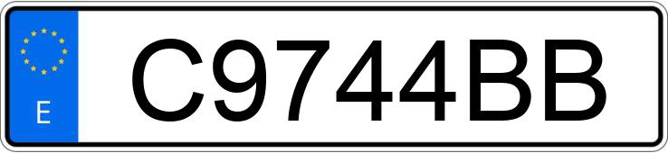 Numer rejestracyjny C9744BB posiada FORD SIERRA 1.8 TD CL