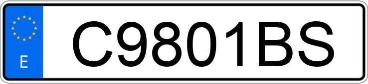 Numer rejestracyjny C9801BS posiada ALFA ROMEO 155