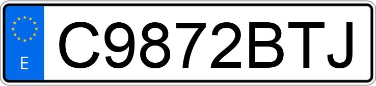 Numer rejestracyjny C9872BTJ posiada PEUGEOT ELYSEO 50