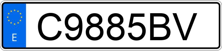 Numer rejestracyjny C9885BV posiada SEAT CORDOBA Numer rejestracyjny C9885BV posiada SEAT CORDOBA
