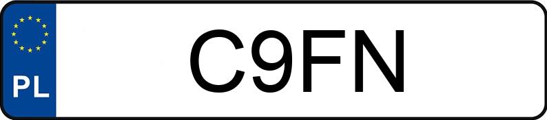 Numer rejestracyjny C9FN posiada RAM 1500 TRX