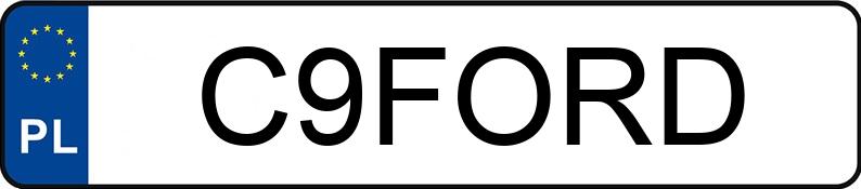 Numer rejestracyjny C9FORD posiada FORD TRANSIT CUSTOM Numer rejestracyjny C9FORD posiada FORD TRANSIT CUSTOM