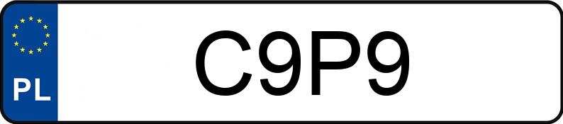 Numer rejestracyjny C9P9 posiada DODGE Durango KWA MR`17 RT AWD