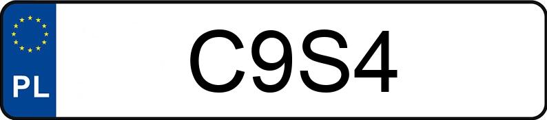 Numer rejestracyjny C9S4 posiada MERCEDES-BENZ S 500 MR`05 E4 221 S 500 MR`05 E4 221