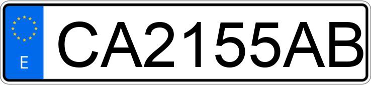 Numer rejestracyjny CA2155AB posiada RENAULT 11 Numer rejestracyjny CA2155AB posiada RENAULT 11