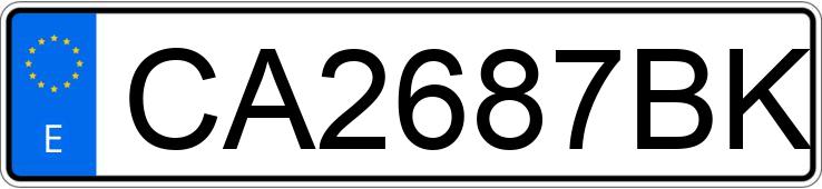 Numer rejestracyjny CA2687BK posiada BMW SERIE 3 Numer rejestracyjny CA2687BK posiada BMW SERIE 3