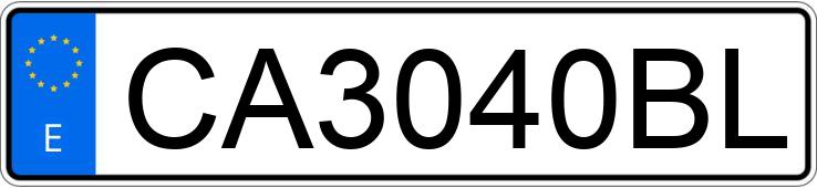 Numer rejestracyjny CA3040BL posiada CITROEN BERLINGO Numer rejestracyjny CA3040BL posiada CITROEN BERLINGO