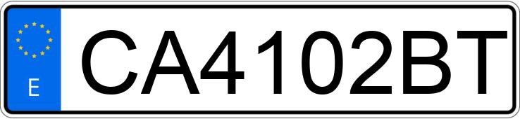 Numer rejestracyjny CA4102BT posiada FORD MONDEO