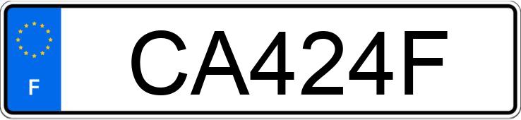 Numer rejestracyjny CA424F posiada Moto Derbi