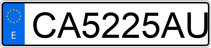 Numer rejestracyjny CA5225AU posiada NISSAN MICRA