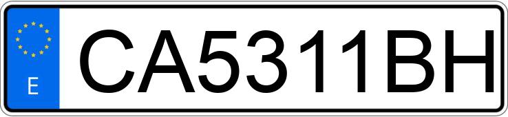 Numer rejestracyjny CA5311BH posiada MERCEDES VITO Numer rejestracyjny CA5311BH posiada MERCEDES VITO