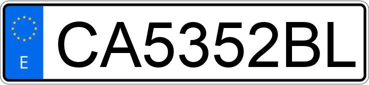 Numer rejestracyjny CA5352BL posiada SAAB 9000 Numer rejestracyjny CA5352BL posiada SAAB 9000