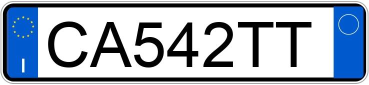 Numer rejestracyjny CA542TT posiada SUZUKI Jimny 3a serie