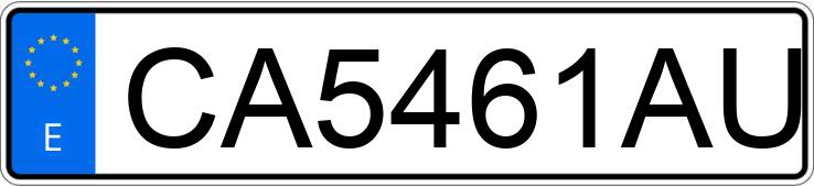 Numer rejestracyjny CA5461AU posiada OPEL VECTRA Numer rejestracyjny CA5461AU posiada OPEL VECTRA