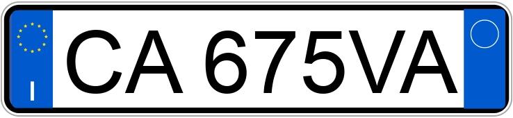Numer rejestracyjny CA675VA posiada CITROEN Xsara