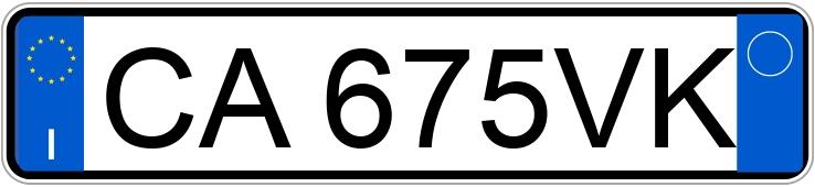 Numer rejestracyjny CA675VK posiada CITROEN Xsara