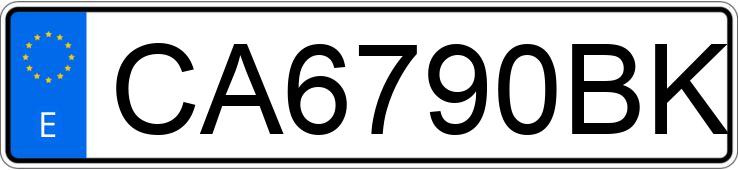 Numer rejestracyjny CA6790BK posiada RENAULT MEGANE