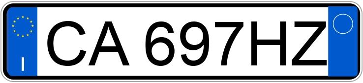 Numer rejestracyjny CA697HZ posiada FORD Fiesta 5a serie