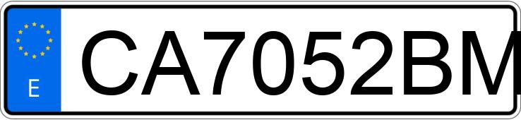 Numer rejestracyjny CA7052BM posiada CITROEN SAXO Numer rejestracyjny CA7052BM posiada CITROEN SAXO