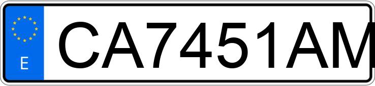 Numer rejestracyjny CA7451AM posiada VOLVO FL7