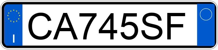 Numer rejestracyjny CA745SF posiada VOLKSWAGEN Polo 4a serie Numer rejestracyjny CA745SF posiada VOLKSWAGEN Polo 4a serie