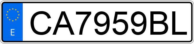 Numer rejestracyjny CA7959BL posiada NISSAN TERRANO II