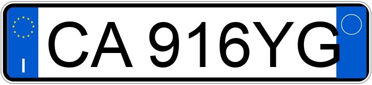 Numer rejestracyjny CA916YG posiada FIAT Stilo Numer rejestracyjny CA916YG posiada FIAT Stilo