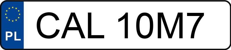 Numer rejestracyjny CAL 10M7 posiada FIAT Bravo II 1.4 16V M-air MR`10 E5 Sport - CAL10M7