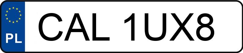 Registreringsnummeret CAL 1UX8 har BMW 530 Diesel MR`03 E3 E60 530 Diesel MR`03 E3 E60 - CAL1UX8