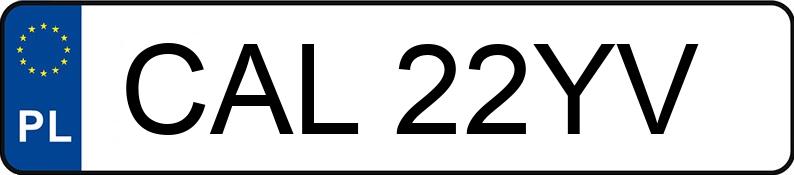 Numer rejestracyjny CAL 22YV posiada MERCEDES-BENZ Sport Coupe C180 Kat. MR`01 E3 203 Kompressor - CAL22YV