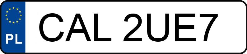 Numer rejestracyjny CAL 2UE7 posiada MERCEDES-BENZ C 200 CDI - CAL2UE7