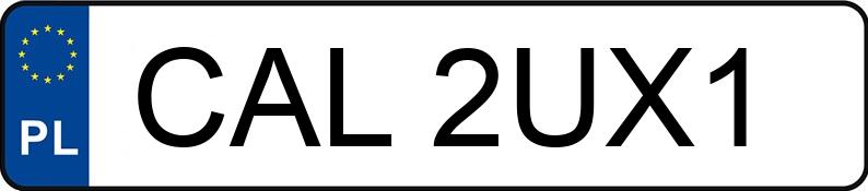 Die Registrierungsnummer CAL 2UX1 hat BMW 735i Kat. E38 735i Kat. E38 - CAL2UX1