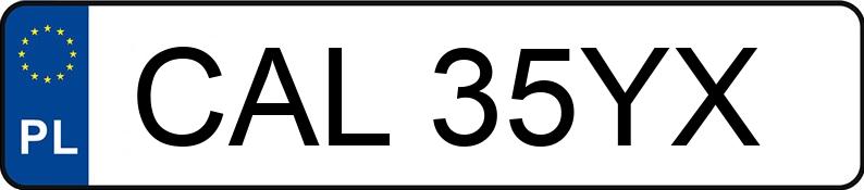 Numer rejestracyjny CAL 35YX posiada SKODA Rapid 1.2 TSI MR`12 E5 Ambition - CAL35YX