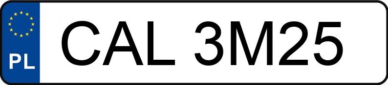 Numer rejestracyjny CAL 3M25 posiada MERCEDES-BENZ E 200 CDI MR`02 E3 211 Classic - CAL3M25