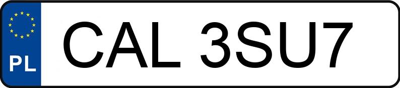 Numer rejestracyjny CAL 3SU7 posiada OPEL ASTRA - CAL3SU7 Numer rejestracyjny CAL 3SU7 posiada OPEL ASTRA - CAL3SU7