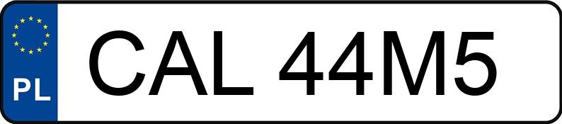 Numer rejestracyjny CAL 44M5 posiada AUDI A4 Avant 1.9 TDi Kat. MR`00 E3 8E A4 Avant 1.9 TDi Kat. MR`00 E3 8E - CAL44M5
