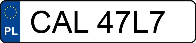 Numer rejestracyjny CAL 47L7 posiada AUDI A6 Avant 1.9 TDi Kat. MR`02 E3 4B A6 Avant 1.9 TDi Kat. MR`02 E3 4B - CAL47L7
