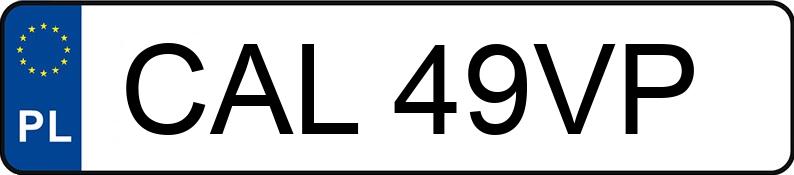 Numer rejestracyjny CAL 49VP posiada CHRYSLER VOYAGER - CAL49VP Numer rejestracyjny CAL 49VP posiada CHRYSLER VOYAGER - CAL49VP