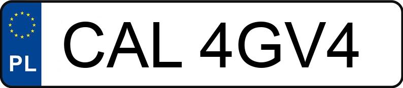 Numer rejestracyjny CAL 4GV4 posiada SCHMITZ CARGOBULL  - CAL4GV4