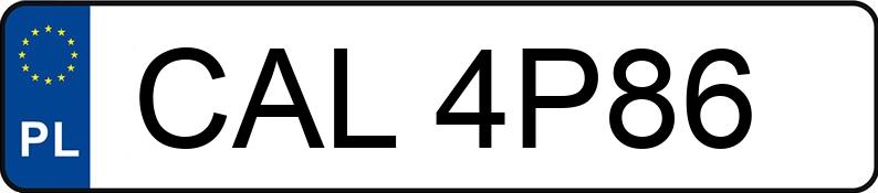 Numer rejestracyjny CAL 4P86 posiada SEAT LEON - CAL4P86