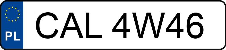 Numer rejestracyjny CAL 4W46 posiada OPEL OMEGA - CAL4W46