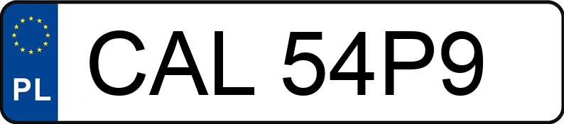 Numer rejestracyjny CAL 54P9 posiada BMW 525 Diesel DPF MR`03 E3 E60 Edition Fleet Aut. - CAL54P9