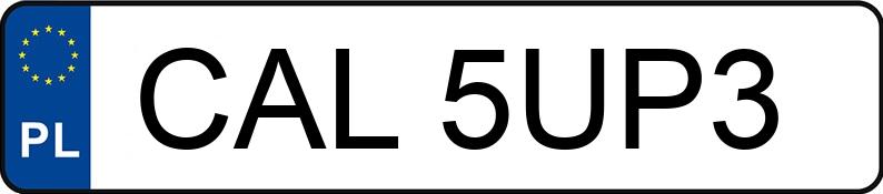 Numer rejestracyjny CAL 5UP3 posiada VOLVO S60 2.0 D3 DRIVE-E MR`16 E6 S60 2.0 D3 DRIVE-E MR`16 E6 - CAL5UP3
