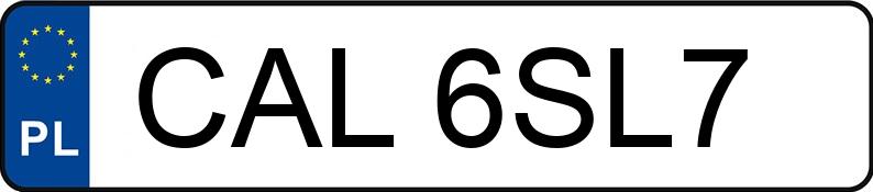 Numer rejestracyjny CAL 6SL7 posiada BMW 530 Diesel Kat. MR`95 E39 530 Diesel Kat. MR`95 E39 - CAL6SL7