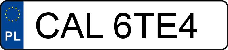 Numer rejestracyjny CAL 6TE4 posiada KIA Rio 1.4 MR`17 E6 XL - CAL6TE4